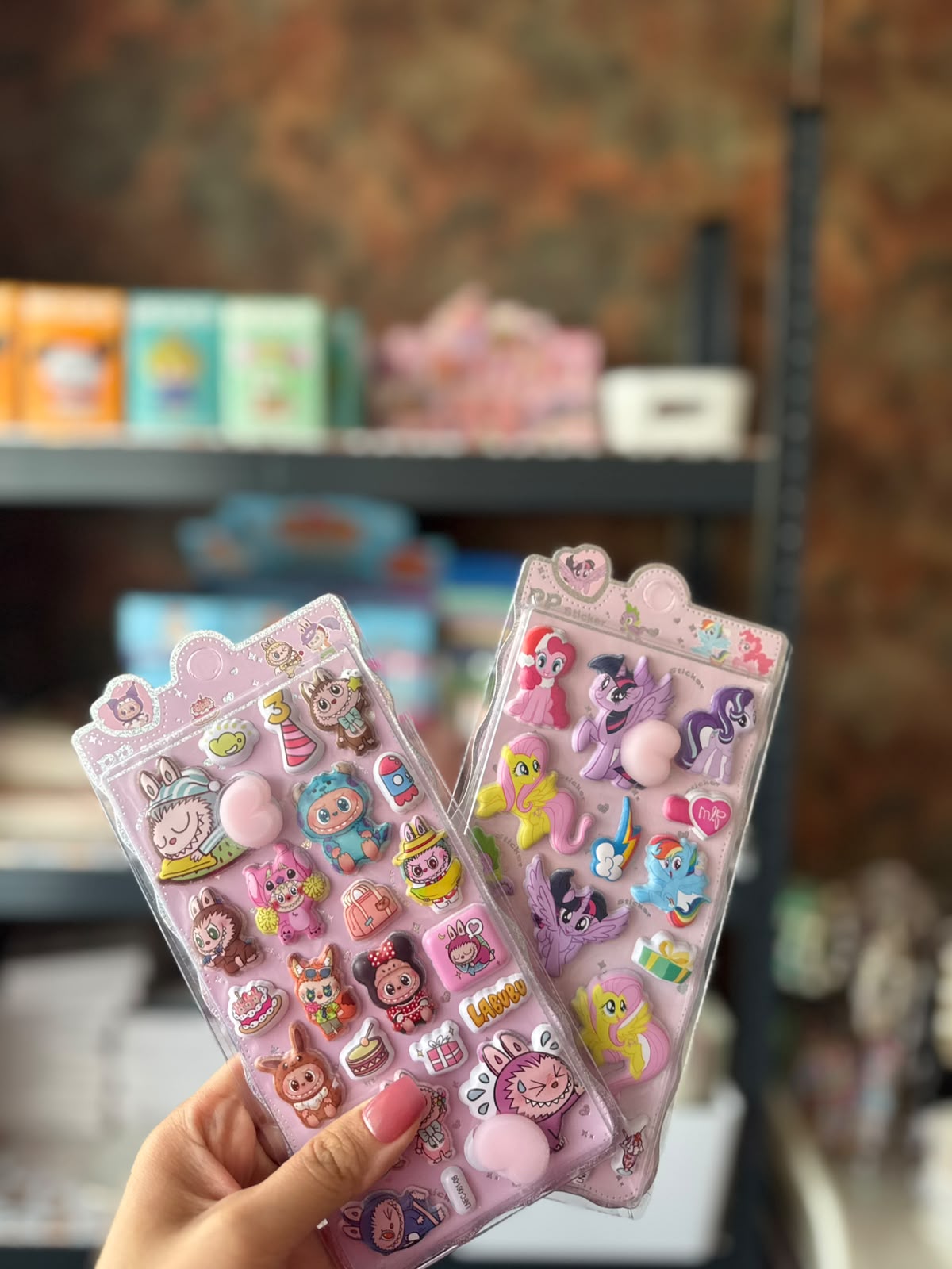 3D or Puffy Squishy Stickers