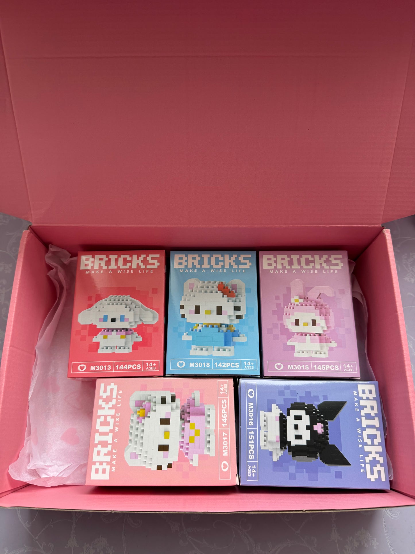 5 Sanrio Building Blocks Set