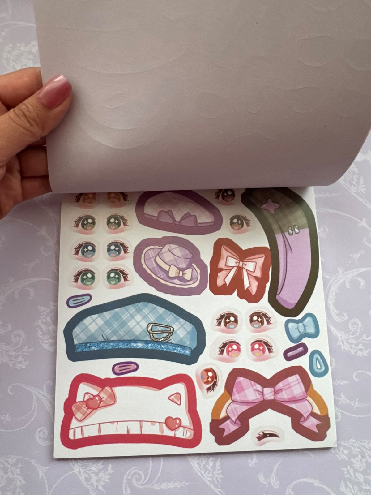 Make up Stickers & Color Book