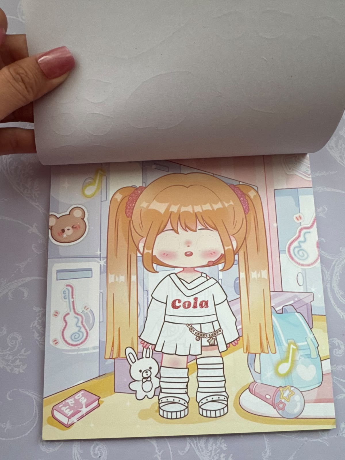 Make up Stickers & Color Book