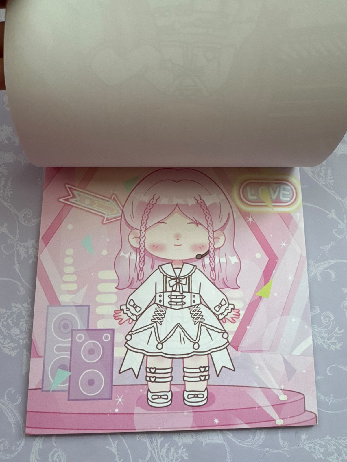 Make up Stickers & Color Book