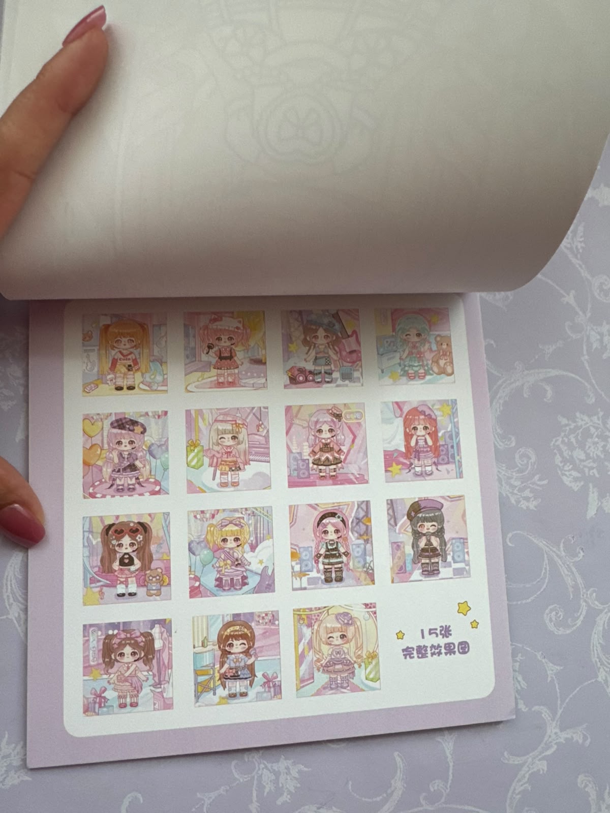Make up Stickers & Color Book