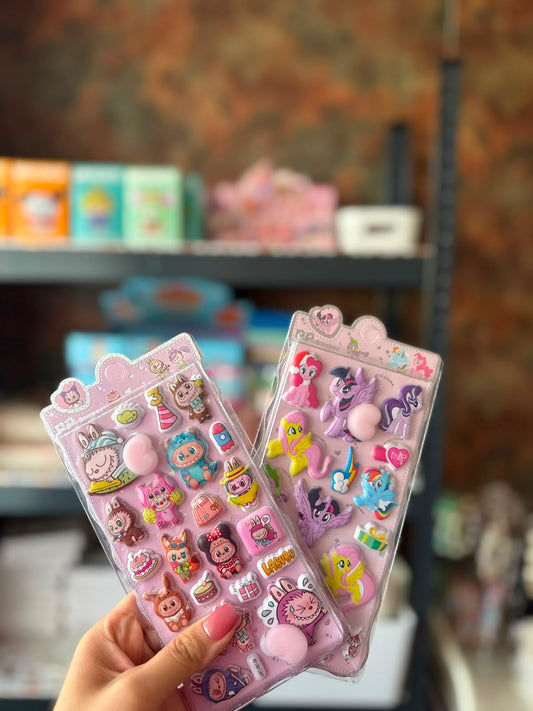 3D or Puffy Squishy Stickers