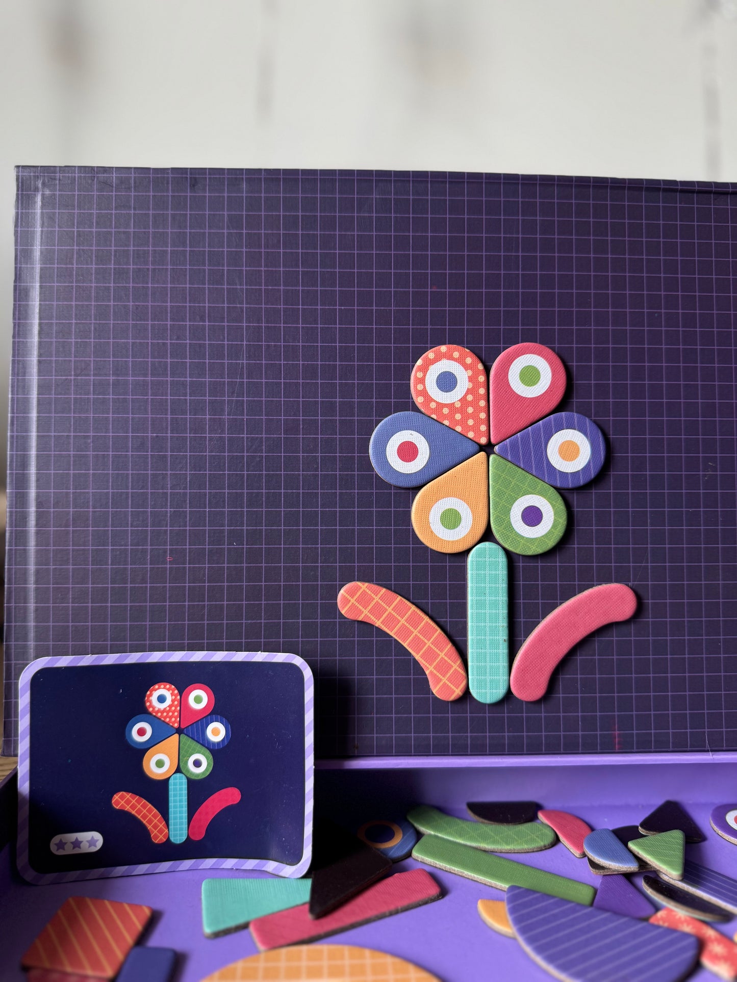 Shape Geometric Puzzle – 70 Magnetic Pieces | Educational STEM Toy for Kids